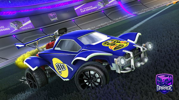 A Rocket League car design from boosted497