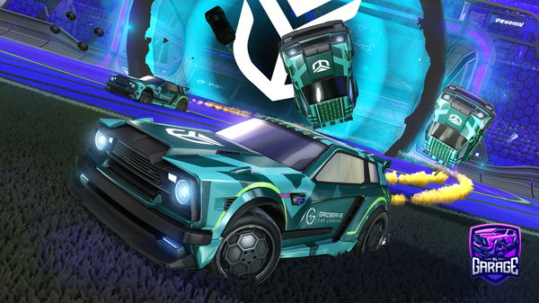 A Rocket League car design from moonliight