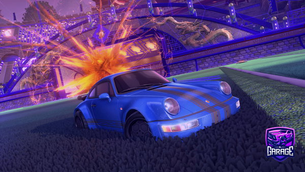 A Rocket League car design from Carbone135