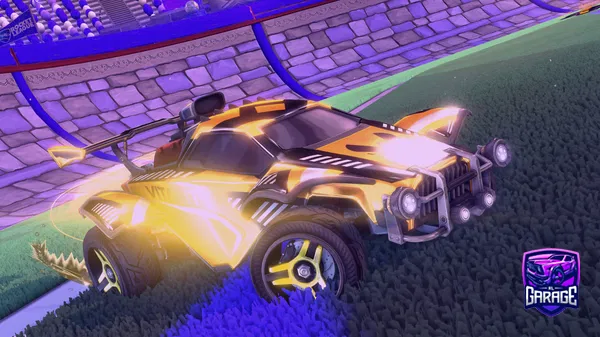 A Rocket League car design from FoxGamingXD