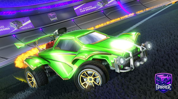 A Rocket League car design from drft_rl