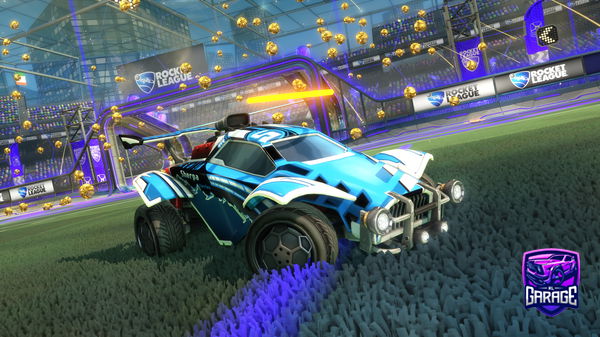 A Rocket League car design from AstroMars