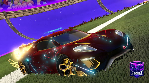 A Rocket League car design from Csoltokrisz