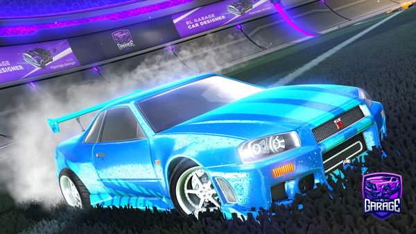 A Rocket League car design from itslit123