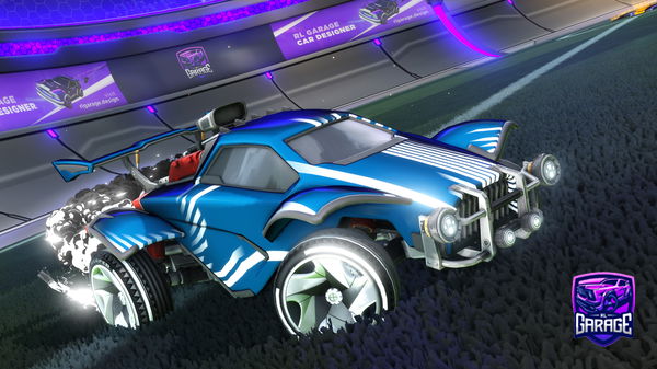 A Rocket League car design from Wiw7325