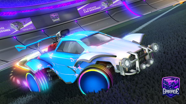 A Rocket League car design from MrPoisson
