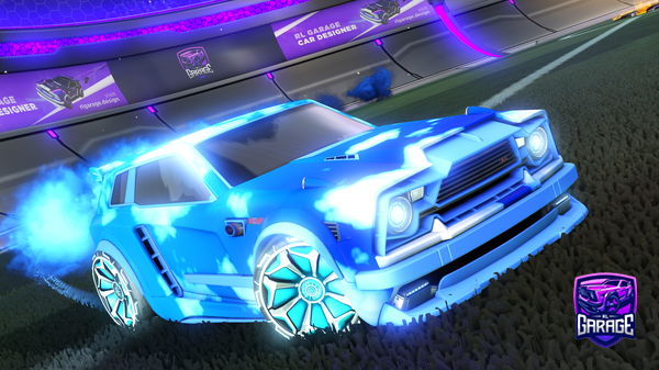 A Rocket League car design from AvtoVAZ