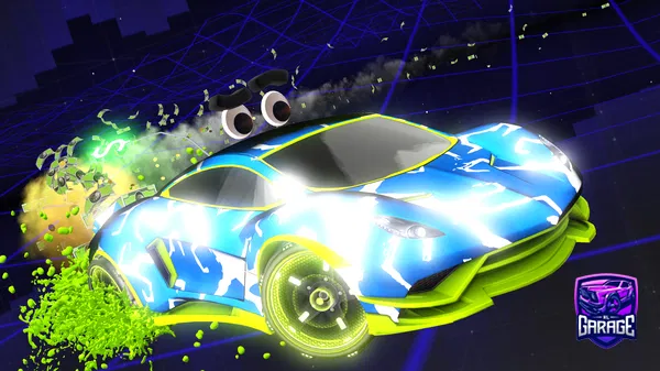 A Rocket League car design from Onetwoend