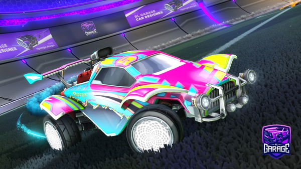 A Rocket League car design from Nxrbz_