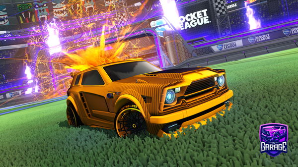A Rocket League car design from Bulll3tproof