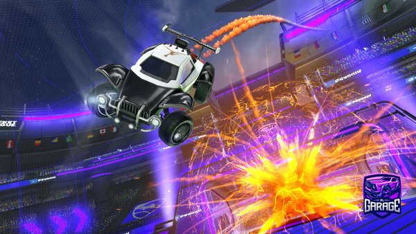 A Rocket League car design from NITRO-clips1