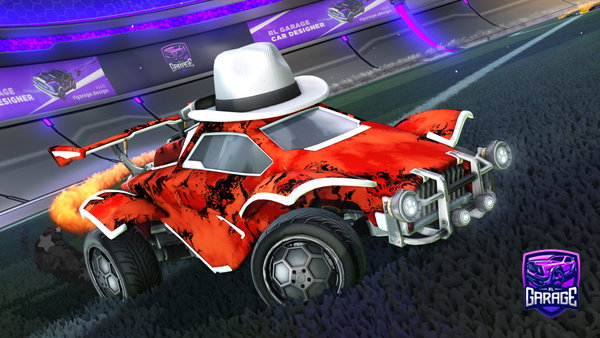 A Rocket League car design from BulgeBox360