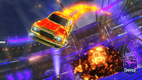A Rocket League car design from xXkingsweatyXx
