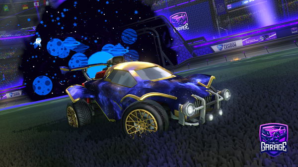 A Rocket League car design from Galaxyopro