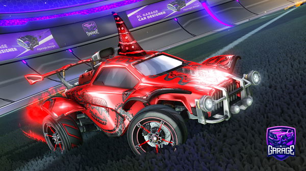 A Rocket League car design from Synxty