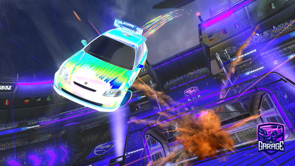 A Rocket League car design from aj1010