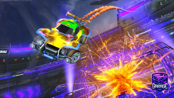 A Rocket League car design from HerpieSlurpie