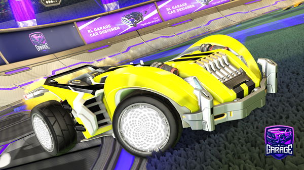 A Rocket League car design from Abeillonnaise