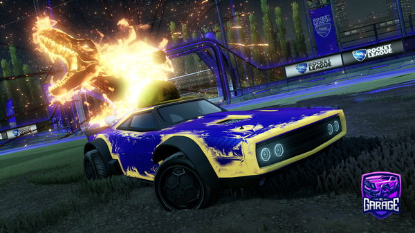 A Rocket League car design from ziyad11x