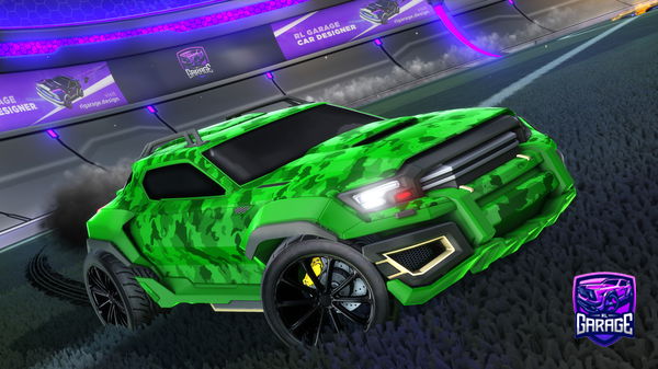A Rocket League car design from Supracon