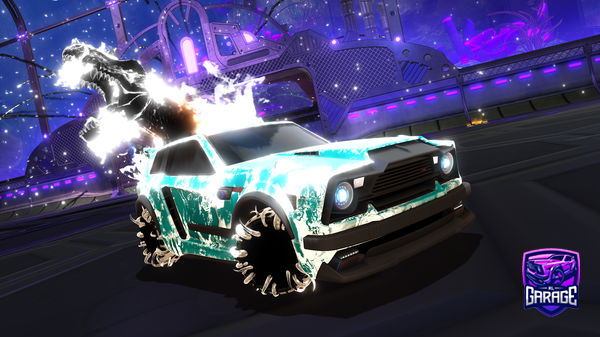 A Rocket League car design from Khamula