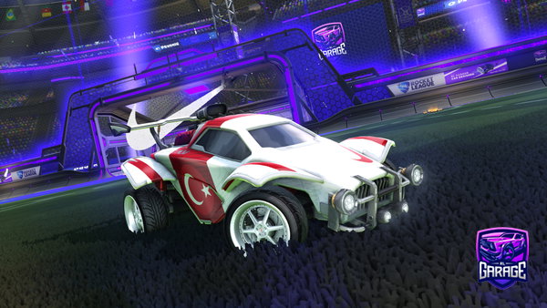 A Rocket League car design from Blanc0s