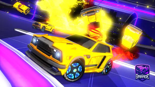 A Rocket League car design from TopBinner