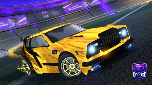 A Rocket League car design from Dragons2616431