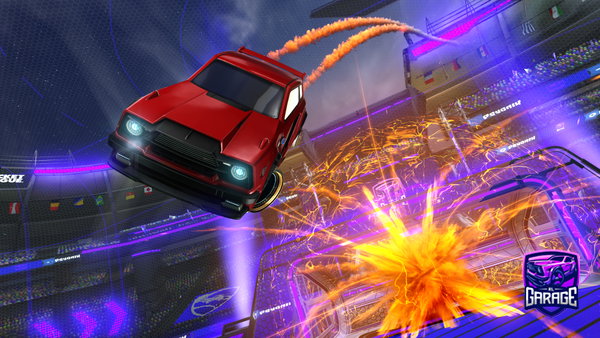 A Rocket League car design from Night2snip