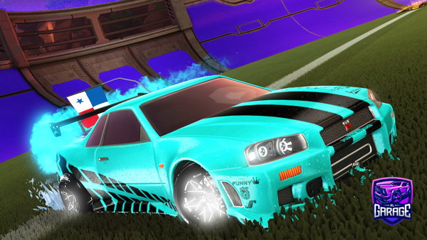 A Rocket League car design from Loowxx