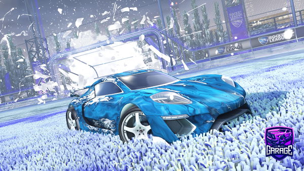 A Rocket League car design from Titanpowe132