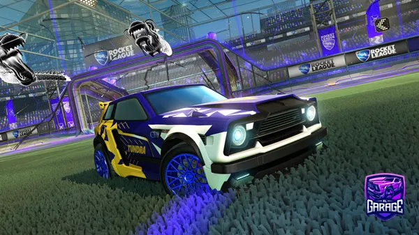 A Rocket League car design from Becanxz