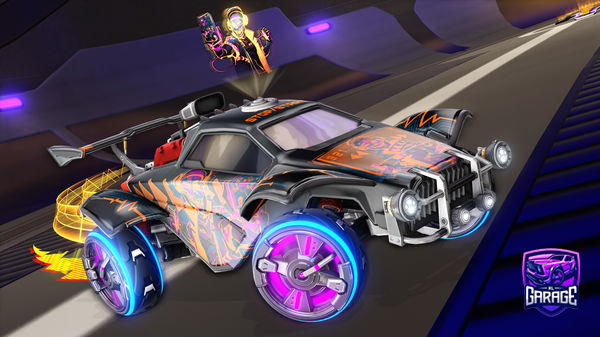 A Rocket League car design from fer1406