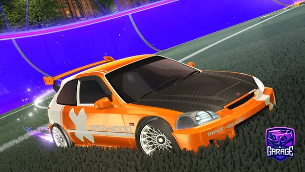 A Rocket League car design from Polka