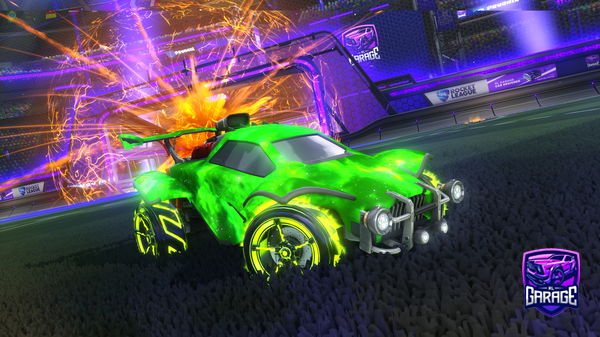 A Rocket League car design from tece
