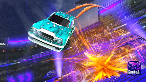 A Rocket League car design from waleedraid