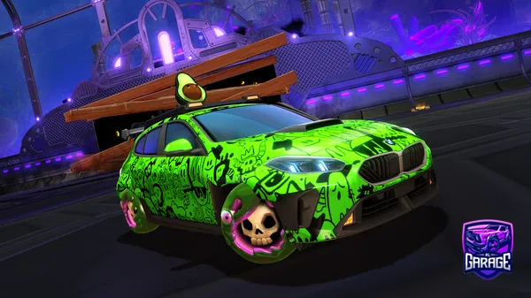 A Rocket League car design from The_W0lff