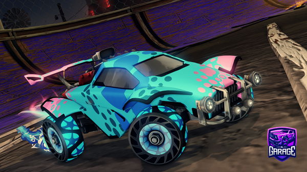 A Rocket League car design from T-Crafter