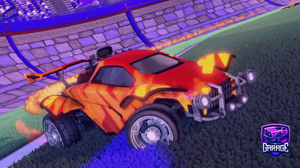 A Rocket League car design from xSpxticzz