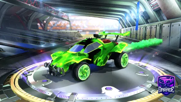 A Rocket League car design from Poweredplayer