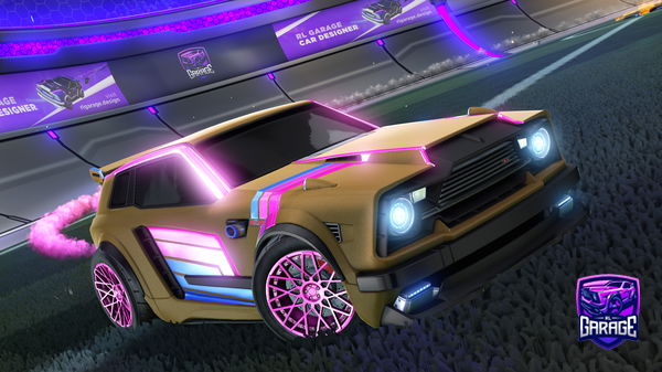 A Rocket League car design from Wavex02