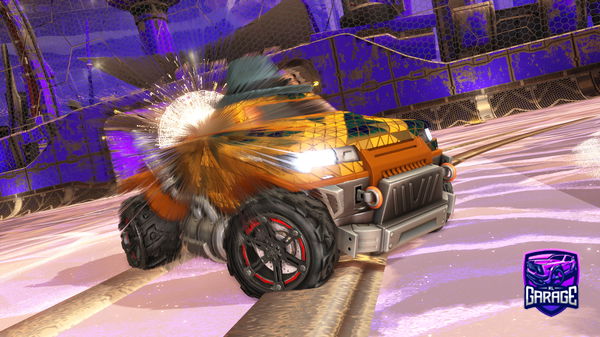 A Rocket League car design from miguelarts12