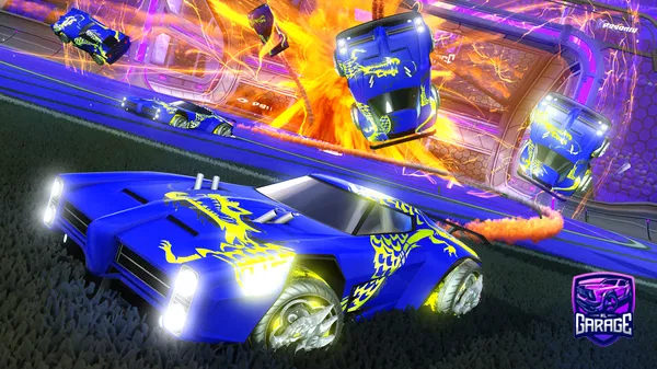 A Rocket League car design from MonsterKing25