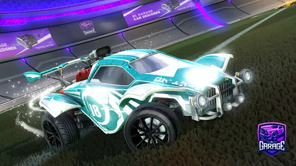 A Rocket League car design from Blackboostneededx