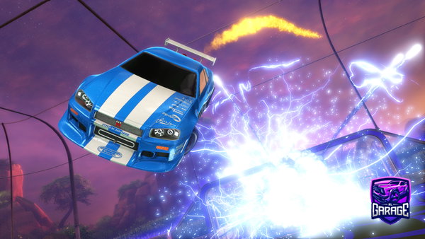 A Rocket League car design from Ntr0