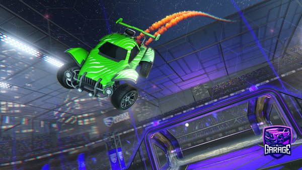 A Rocket League car design from Skybluefrog7