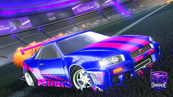 A Rocket League car design from itslit123