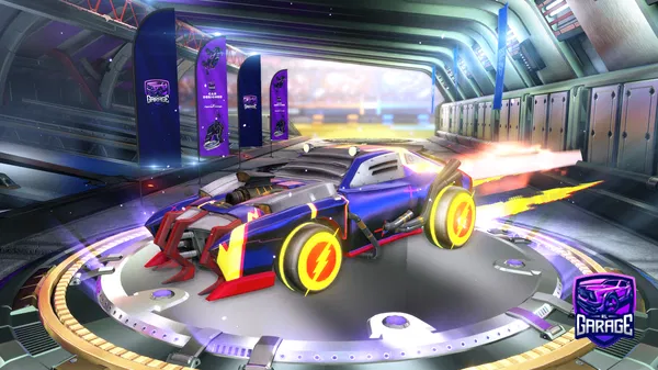 A Rocket League car design from 123abcellk