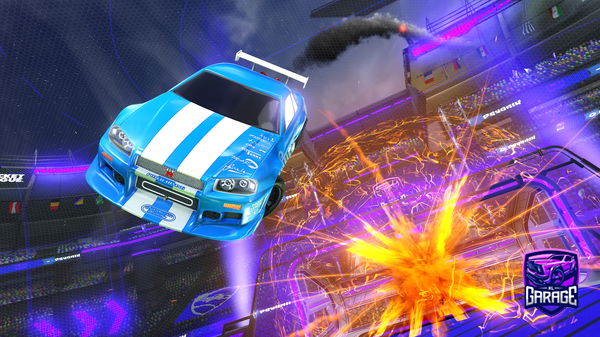 A Rocket League car design from nionax