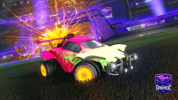 A Rocket League car design from Spyder342